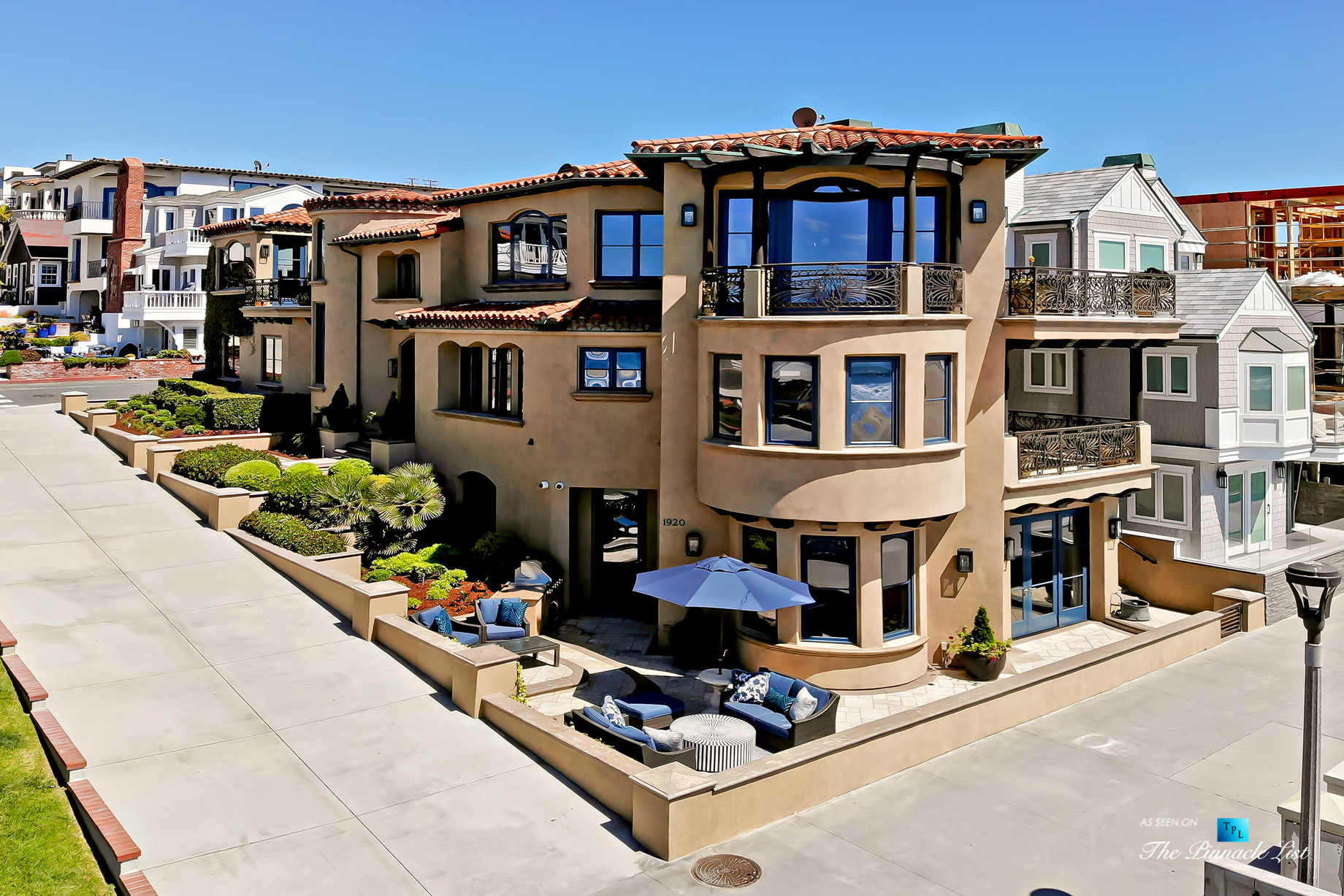 10 Ultimate California Luxury Living 1920 The Strand Manhattan Beach CA USA Drone Aerial House View